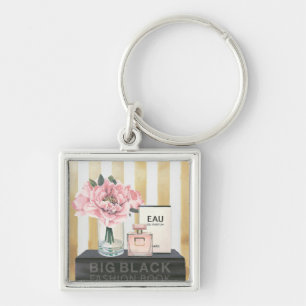 Wild Apple Big Fashion Book - Striped Key Ring