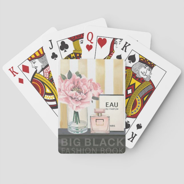Wild Apple | Big Fashion Book - Striped Playing Cards (Back)