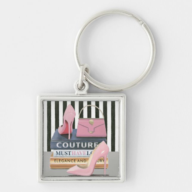 Wild Apple | Couture Stripes - Shoes & Bag Key Ring (Front)