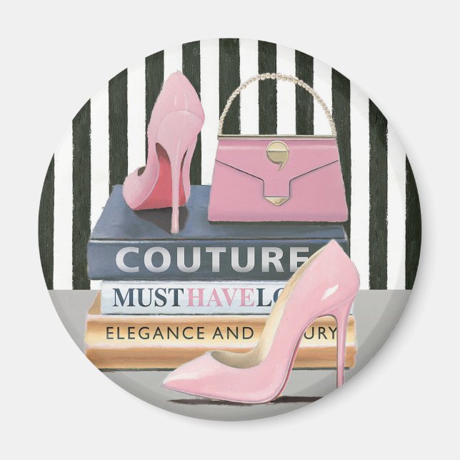 Wild Apple | Couture Stripes - Shoes & Bag Magnet (Front)
