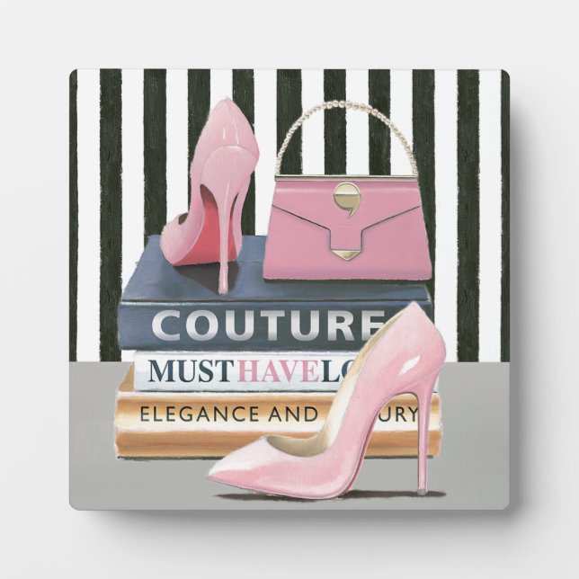 Wild Apple | Couture Stripes - Shoes & Bag Plaque (Front)