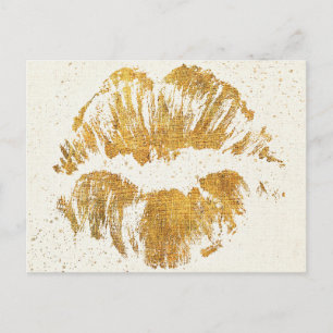 Wild Apple Elegant Stylish Kiss Postcard