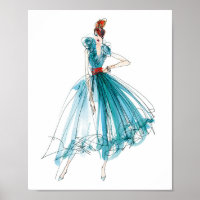 Wild Apple | Haute Couture Fashion Sketch