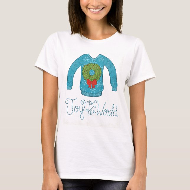 Wild Apple | Joy To The World - Christmas Sweater (Front)