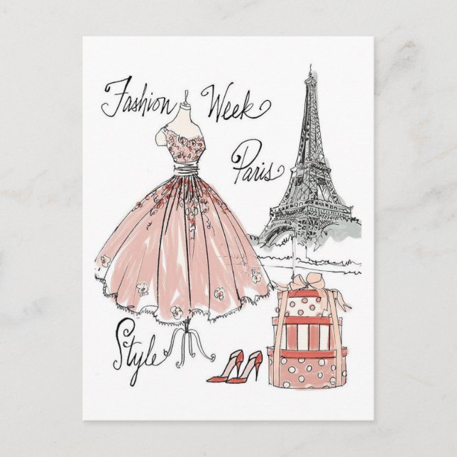 Wild Apple | Paris Fashion Week Style Postcard (Front)