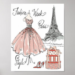 Wild Apple   Paris Fashion Week Style Poster
