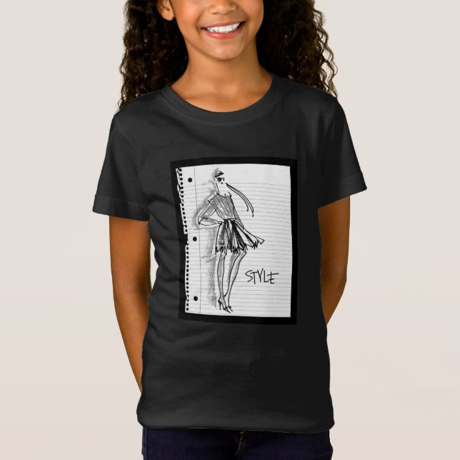Wild Apple | Style Icon - Modern Sketch T-Shirt (Front)