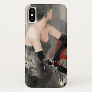 Wild Apple   Vintage Watercolor Woman Case-Mate iPhone Case