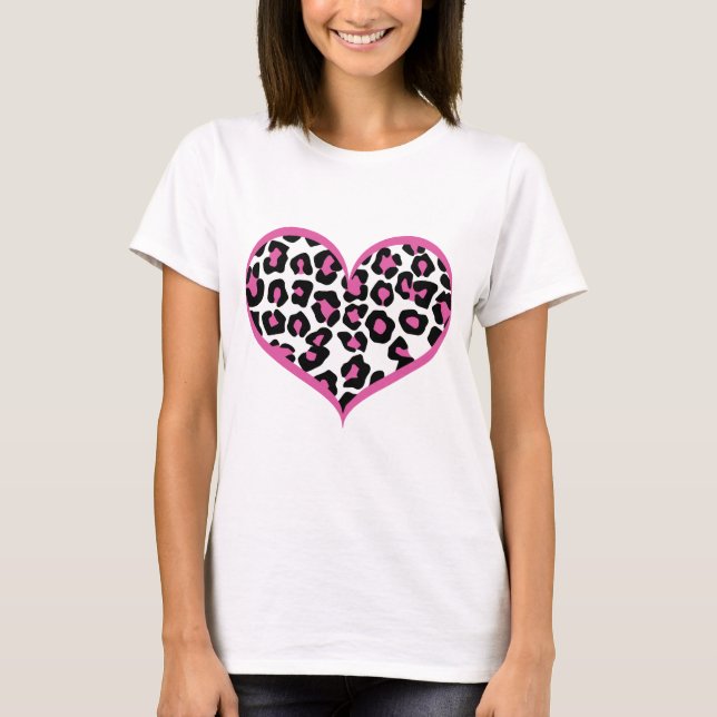 Wild at Heart Leopard Print T-Shirt (Front)