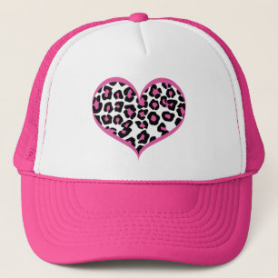 Wild at Heart Leopard Print Trucker Hat