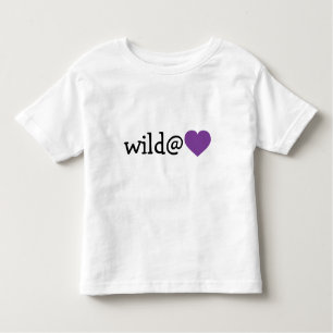 Wild at Heart - Purple Heart Toddler T-Shirt