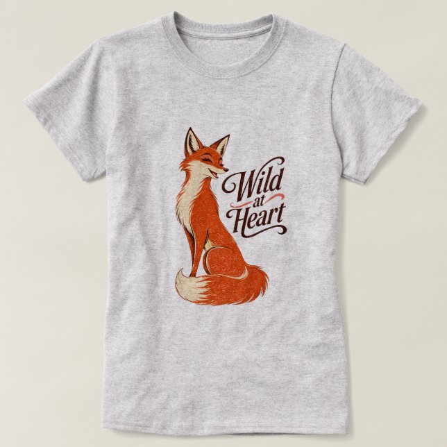 WILD AT HEART T-Shirt (Design Front)