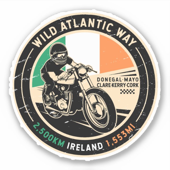 Wild Atlantic Way | Ireland | Motorcycle (Front)
