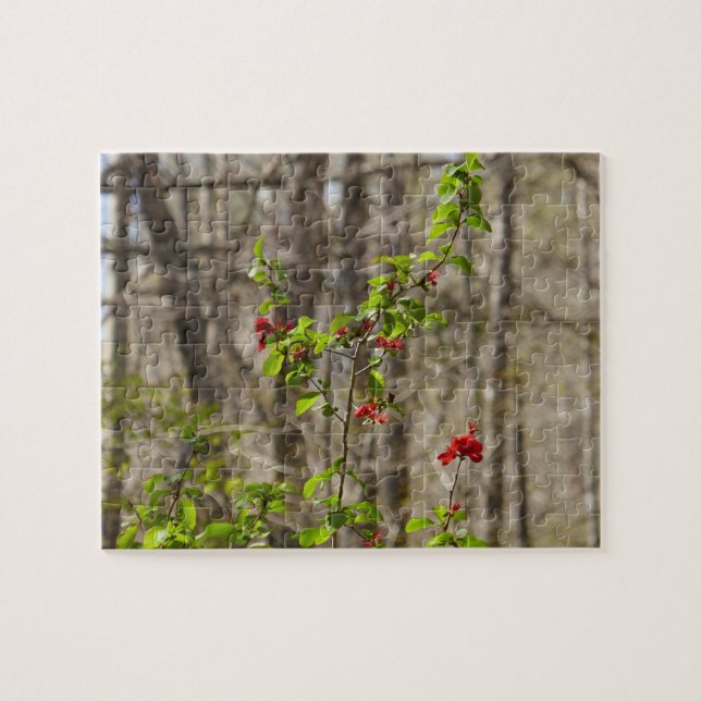 Wild Azalea Bush at Smoky Mountains Jigsaw Puzzle (Horizontal)