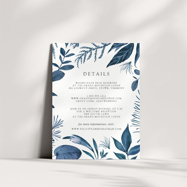 Wild Azure Guest Information Card (Creator Uploaded)