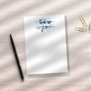 Wild Azure Personalised Post-it Notes