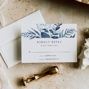 Wild Azure RSVP Card