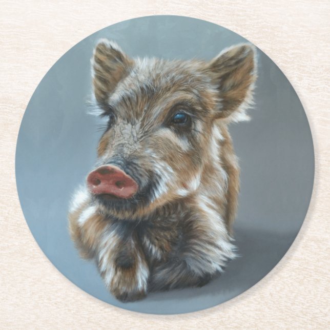 Wild Baby Boar Coaster 2 (Front)