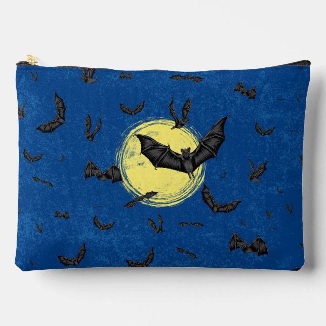 Wild Bat Swarm Accessory Pouch (Front)