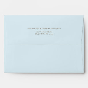Wild Beach Fence Ocean Grass Art Elegant Wedding Envelope