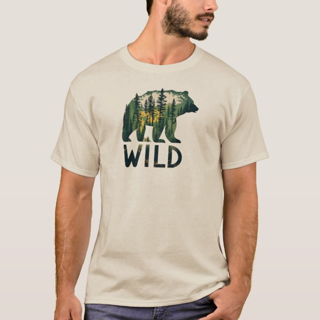 Wild Bear Outdoors Nature T-Shirt (Front)