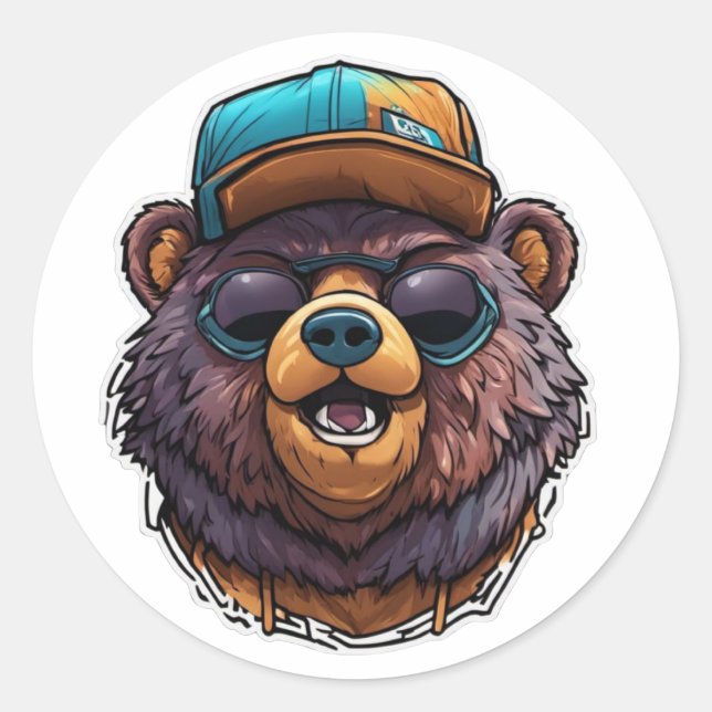 Wild Bear Sticker (Front)