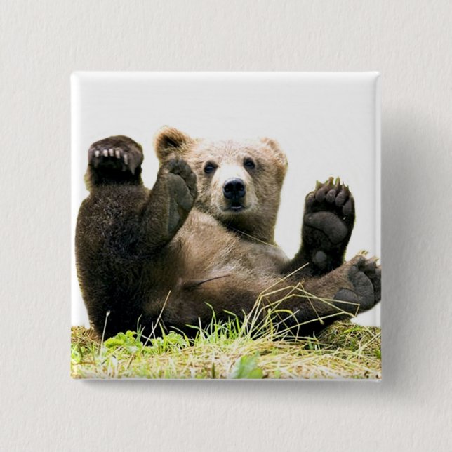 Wild Bears 15 Cm Square Badge (Front)
