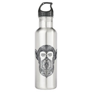 Wild Beast Of The Forest Doodle 710 Ml Water Bottle