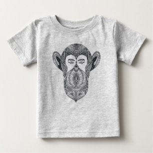 Wild Beast Of The Forest Doodle Baby T-Shirt