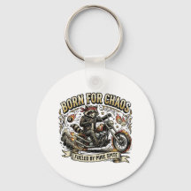 Wild Biker Racoon Rebel Adventure