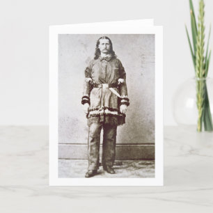 'Wild Bill' Hickok (1837-76) (b/w photo) Card