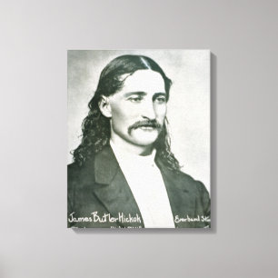 'Wild Bill' Hickok (b/w photo) Canvas Print