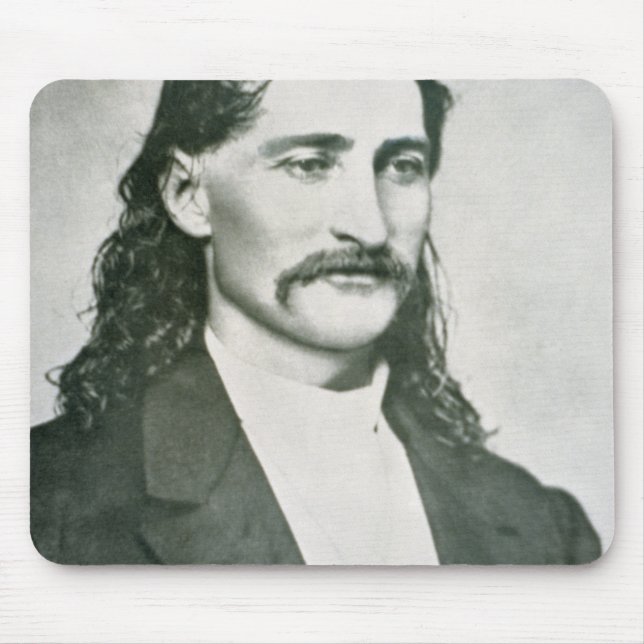 'Wild Bill' Hickok (b/w photo) Mouse Pad (Front)