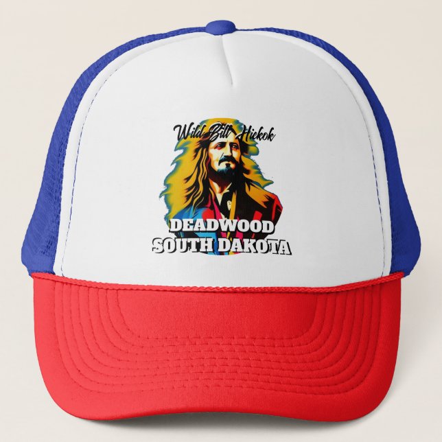 Wild Bill Hickok Deadwood Trucker Hat (Front)