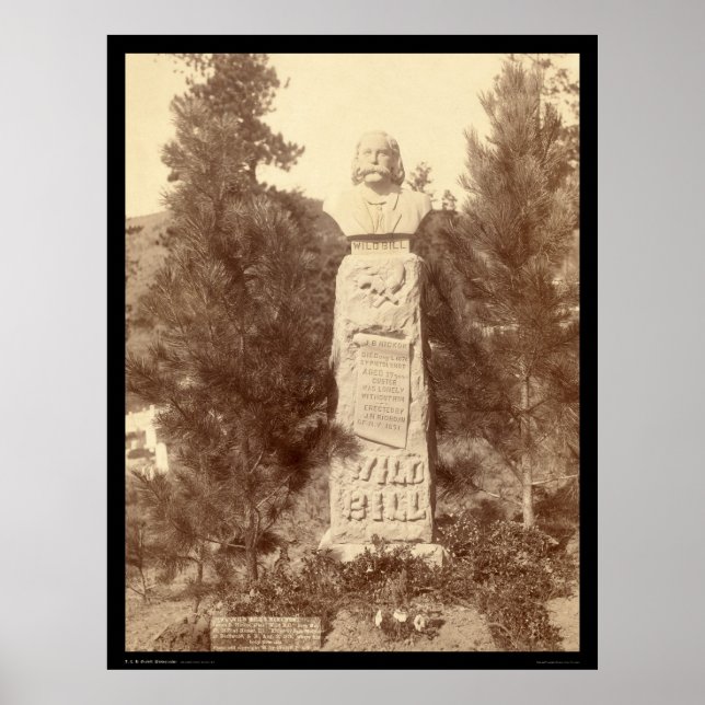 Wild Bill Hickok Monument SD 1891 Poster (Front)