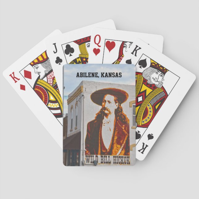 Wild Bill Hickok Mural, Abilene, Kansas Playing Cards (Back)