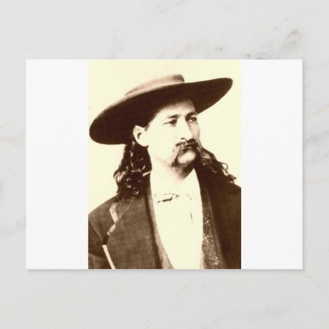 WILD BILL HICKOK POSTCARD (Front)