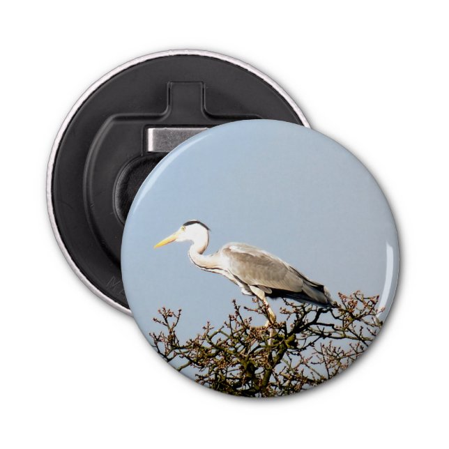 WILD BIRD HERON   BOTTLE OPENER (Front)