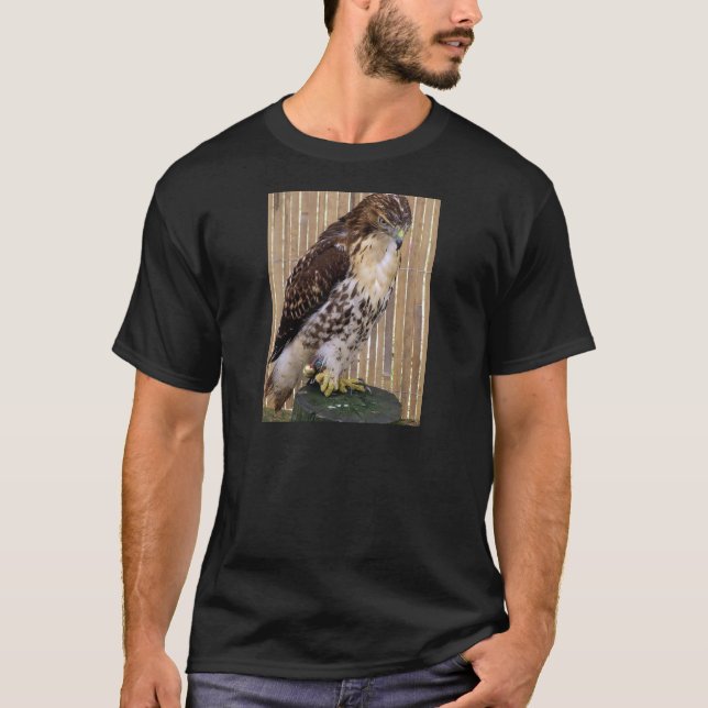 Wild Birds: Red-Tailed Hawk T-Shirt (Front)