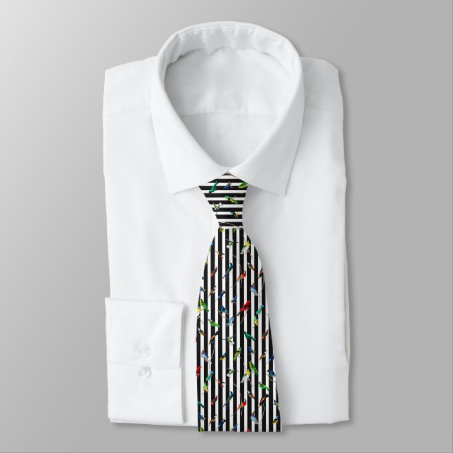 Wild Birds Tie (Tied)