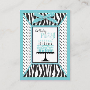 Wild Birthday Cake EB Reminder Card