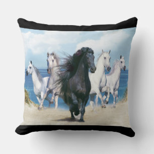 Wild Black Beauty Cushion