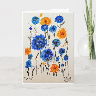 "Wild" Blank Note Card