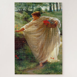 Wild Blossoms (by Edward Poynter) Jigsaw Puzzle