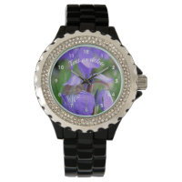 Wild Blue Flag Iris Flower Personalised 