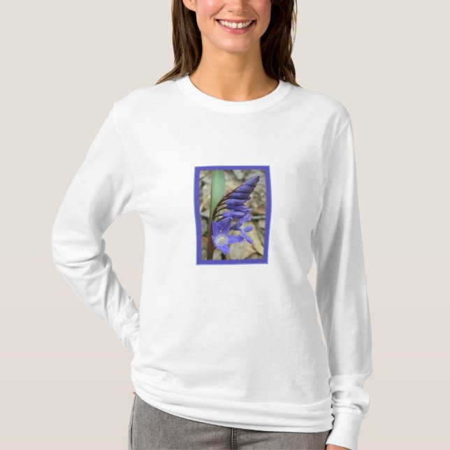 Wild Blue Hyacinth T-Shirt (Front)