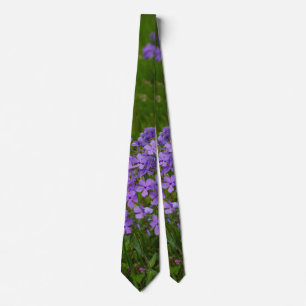 Wild Blue Phlox Tie
