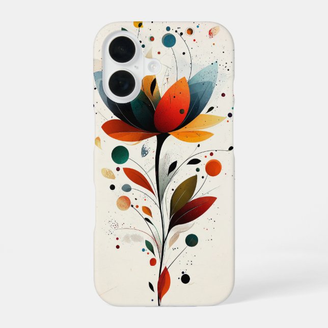 Wild Blush iPhone 16 Case (Back)