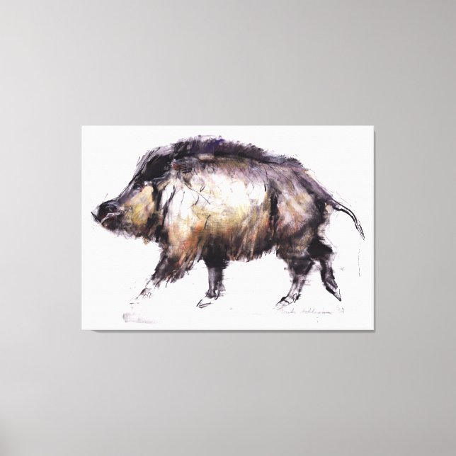 Wild Boar 1999 Canvas Print (Front)