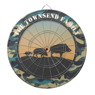 Wild Boar and Camo Dartboard